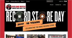 Desktop Screenshot of birdlandmusic.com