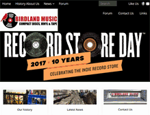 Tablet Screenshot of birdlandmusic.com